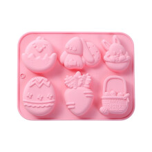 Easter Silicone Muffin Pan,Nonstick Regular Silicone Cupcake Pan, For Making Muffin Cakes, Tart and Bread