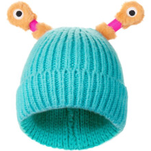 Glowing Little Monster Knit Hat, Cute Glowing Monster Knitted Hat for Parties, Halloween, and Winter Outdoor Activities