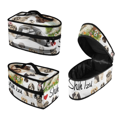 Shih Tzu Floral Protective Case for Ironing Machine 1pc