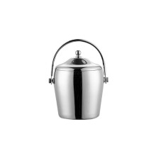 1.2L Stainless Steel Ice Bucket With Lid Double Layer Champagne Bucket For Bar Party