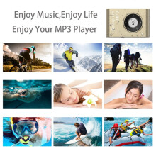 IPX8 Sports Waterproof MP3 Music Player Diving Surf Swimming MP3 Clip MP3 Player FM Radio Waterproof Headphone B