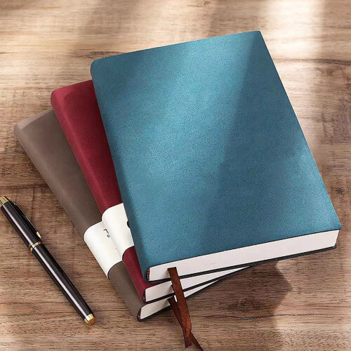 A6 lined journal soft cover vintage green 1 pack