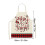 Christmas Kitchen Apron Buffalo Plaid 55x68cm 2