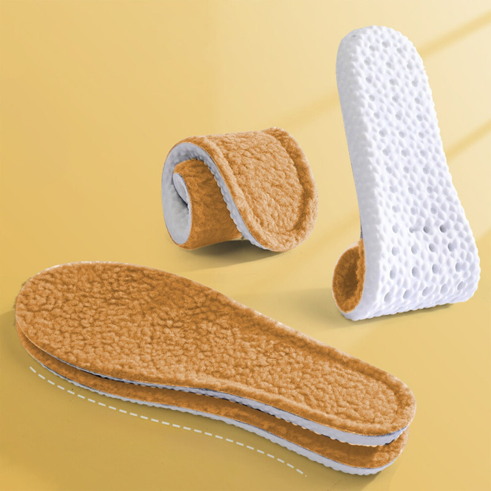 Thermal Wool Insoles with Airflow Vents 1 Pair