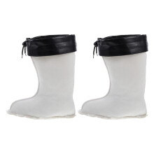 1 Pair Winter Waterproof Snow Boots for Men with Warm Insulated Liner Ideal for Fishing and Outdoor Hiking Black Size 43-46 Height 38 CM