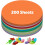 Decorative Folding Paper Sheets Colorful Round 200 pcs 1