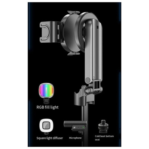 Upgraded Magnetic Design   Portable Telescopic Multi Functional Tripod Phone Selfie Stick