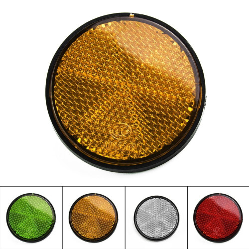 Bicycle Round Reflector Night Safety Accessory 2