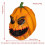 Μάσκα για το Halloween με Κεφάλι Κολοκύθας – Ευέλικτη, Ελαφριά, Μίας Χρήσης 2