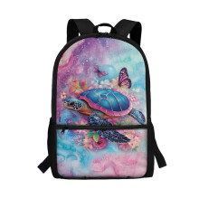 Sea Turtle School Backpack for Kids, Lightweight 17" Daypack for Preschool to Elementary – Compatible with School Needs