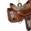Western Saddle nøglering akryl vedhæng 8 cm 5