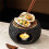 Artistic Rock Material Round Plate for Candle Heating,Insulation Base for Kitchen & Dining Room,Household Tableware A 4