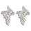Women's 18K gold-plated round love stud earrings 7