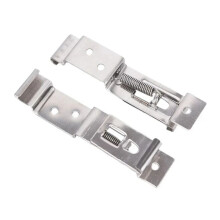 4-Delige Kentekenplaathouderclips voor Aanhangers - Roestvrij Staal, Veerbelast, Perfecte Aanhangwagens en Caravans