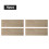 Antislip traptreden beige 28"x9" 15-delig polyester met 8