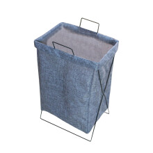 Water Proof Laundry Basket Large Laundry Hamper with Metal Handle Collapsible Toys Clothes Storage Basket for Laundry Room Bathroom Living Room