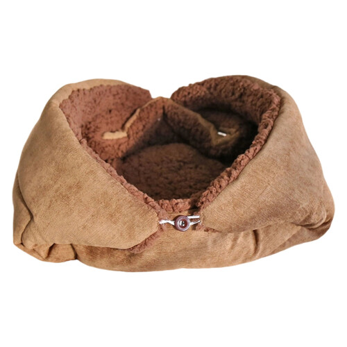 Winter Indoor Solid Color Pet Bed for Small Dogs and Cats
