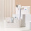 Kitchen Wall Mounted Sticky Storage Rack Cabinet Door Storage Box Drawer Shelf Bathroom Storage Rack 6