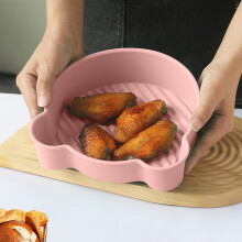 Silicone Air Fryer Liners – Reusable, High-Temp, Compatible with Air Fryer/Microwave/Oven