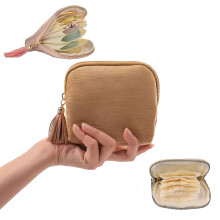Travel Jewelry Case, New Crystal Jewelry Storage Pouch Portable Foldable Box Mini Jewelry Travel Bag, Velvet Jewelry Organizer Pouch for Women