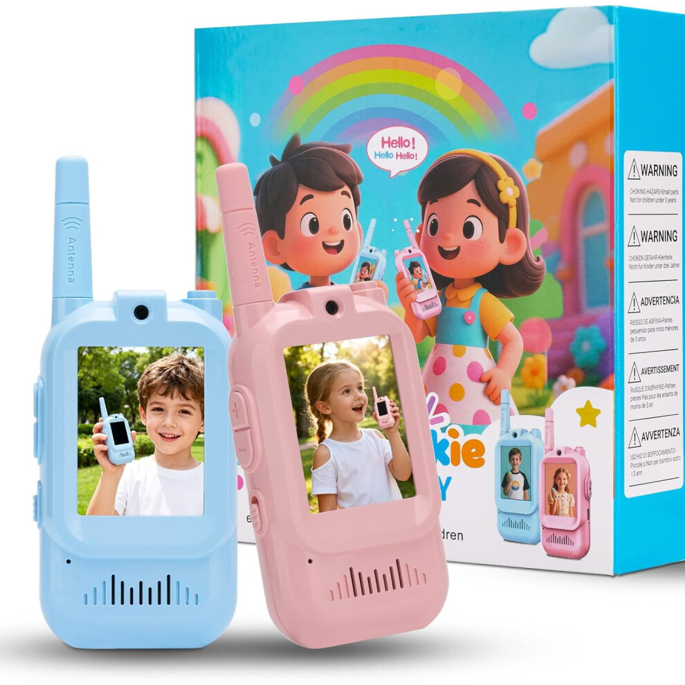 Kids' Video Walkie Talkies With Hd Camera And Voice 9066521683604
