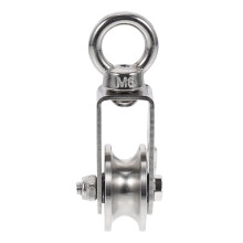 Load Bearing Pulley Single Pulley Block Stainless Steel Fixing Pulley Replacement