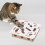 Cat Digging Box with Maze and 2 Bell Balls White 4