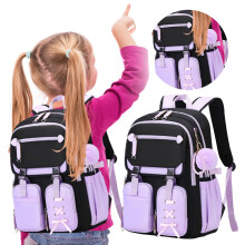 Ergonomic Water Resistant Backpack - Durable Sweat Proof Design For School Travel And Daily Commute