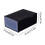 Clear Stackable Shoe Storage Box, 12x8x5", Transparent Foldable Clamshell Organizer with Front Opening (Black) 3