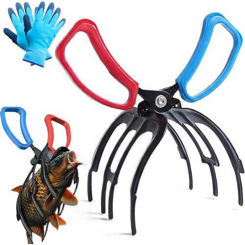 Fish Gripper Pliers Double-Toothed 3-Tooth 20cm