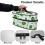 Clover Ladybug Pattern Travel Steamer Storage Case 5