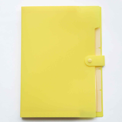 Letter Paper Expanding File Folder with 5 Pockets