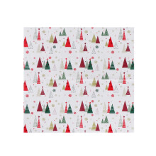 20 PCS Christmas Party Paper Napkins, 13" x 13" Disposable Paper Napkins with Christmas Tree Print, for Christmas Dinner Party Supplies Decoration