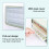 Compact Ice Maker System, Easy Release Ice Cube Tray for Convenient Refreshment, Stackable Freezer Ice Trays, BPA-Free and Odor-Proof Design, Perfect 5