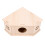 ibasenice Wood Squirrel House Beige Triangular Design Small Animals 1 Pcs 1