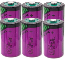 (Pack of 6) TL-5902 3.6V Battery 1200mAh for Tadiran TL-5902 Size 12AA Lithium Batteries TL-5902/S TL-2150/S ER14250 SL-350