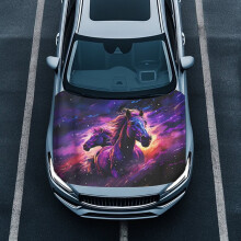 Starry Horse Car Hood Cover – Waterproof, Stretchable Bonnet Banner Compatible with Most Cars