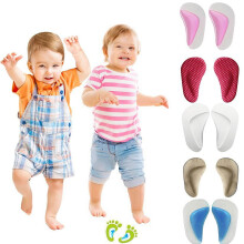 Arch Pads for Children Orthotic Arch Support Flat Feet Foot Plantar Fasciitis Insoles Heel Pain