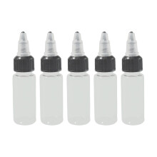 5x Paint Bottle Travel Bottles with Twist Caps Containers Squirt for Liquids 20ml