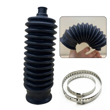 Universal Silicone Steering Rack and Pinion Bellows Boot LH & RH Kit Black