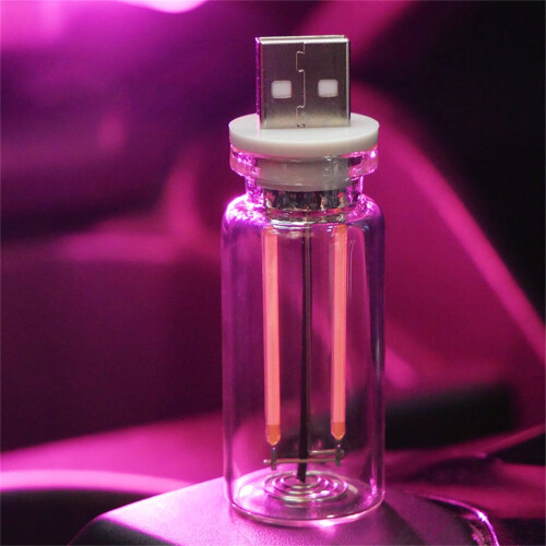 Φώτα αυτοκινήτου USB Retro, 7χρωμα φώτα εσωτερικής ατμόσφαιρας LED για αυτοκίνητο, 2