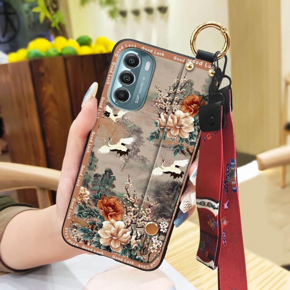 Shockproof Silicone Phone Case For Moto G Stylus 5G 2022, With Wristband, Lanyard Ring, Kickstand, Waterproof & Dirt-Resistant 9085618438231