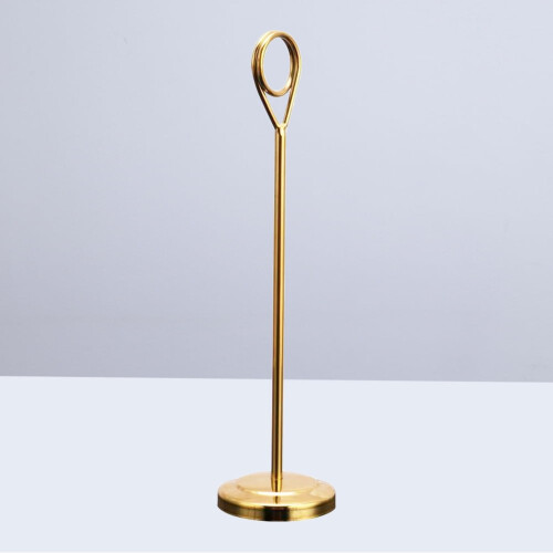 Wunderschöner Notizkartenhalter, Tischdekoration, goldfarben 2