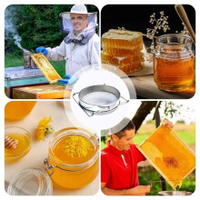 Honey Strainer Stainless Steel Honey Sieve Honey Filter StainlessSteel Beekeeping Equipment Mesh Filter Honey Harvesting