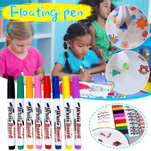 Magic Water Pens Set – 8 Colors Floating Drawing Markers, Safe Non-Toxic & Washable, DIY Craft & Educational Toy for Toddlers, Compatible with Water