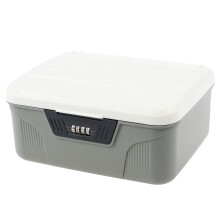 Lockable Plastic Storage Box with 4-Digit Password, High-Security Portable Bin – Compatible with Home Use