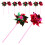 Plastic Rainbow Pinwheels for Kids 10 pcs 1