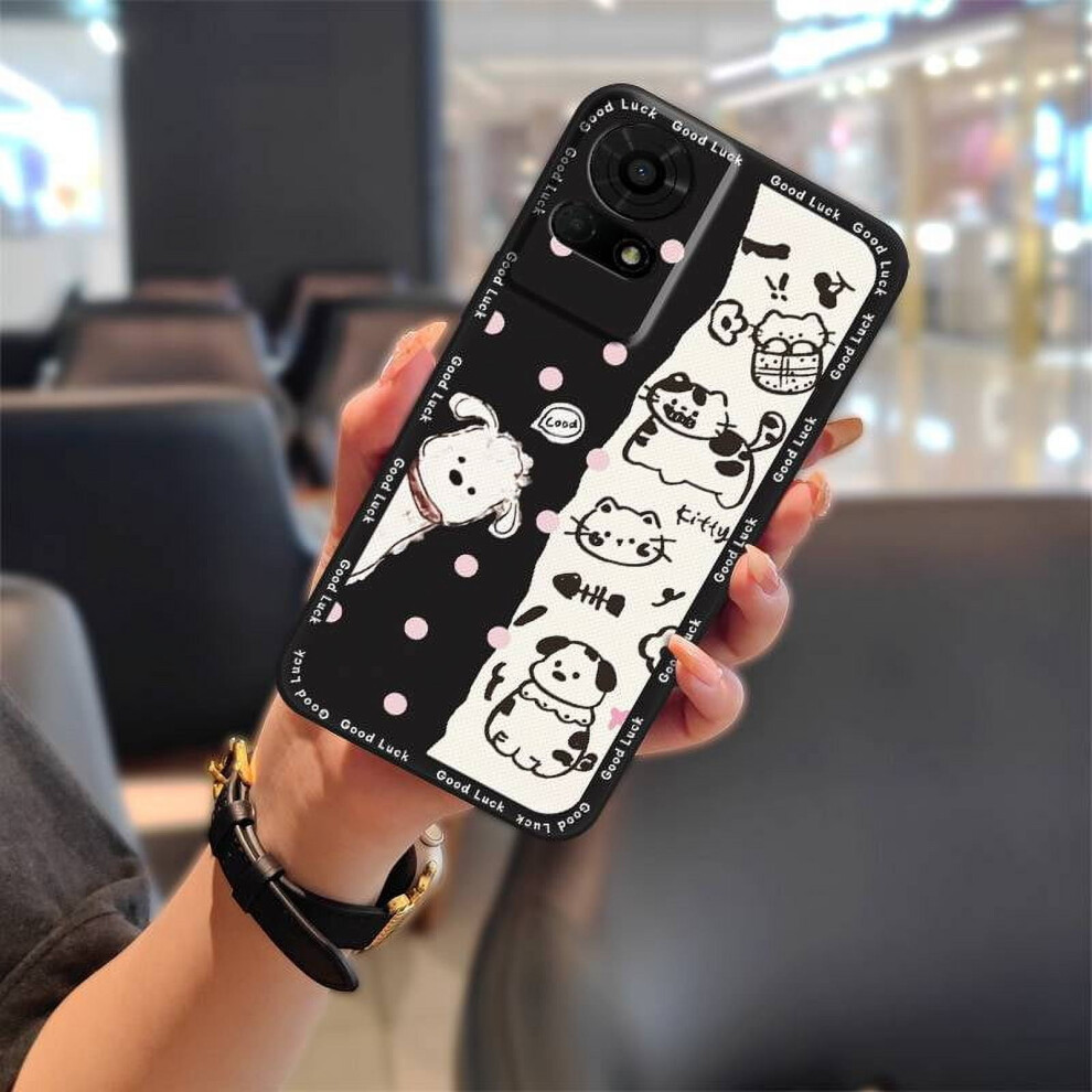 Cartoon Graffiti Silicone Phone Case Compatible With Tcl 50Le/T510spp Â Full Wrap, Dirt-Resistant, Waterproof, Shockproof 9181073479939