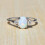 Women's 925 Sterling Silver Fire Opal Ring 4
