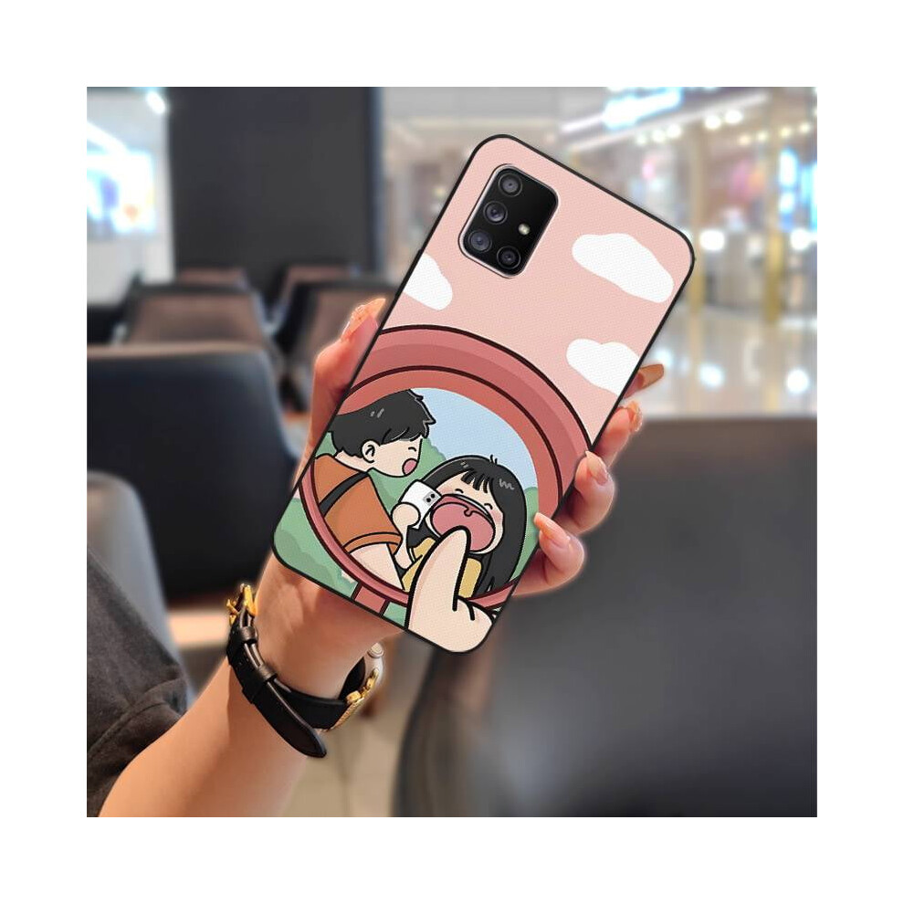 Phone Case Compatible With Samsung Galaxy A71 5G/A Quantum Â Dirt-Resistant, Shockproof, Soft Graffiti Design, Full Wrap 9085618874121